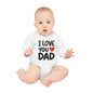 I love you daddy Baby Bodysuit - MAK SHOP 